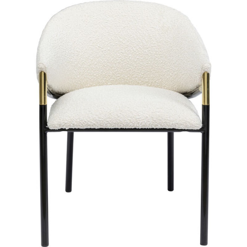 Chair with Armrest Boulevard White